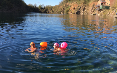 Stoney Cove swimming